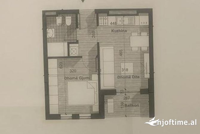 Shtepi ne shitje 1+1 ne Tirane - 66,500 Euro