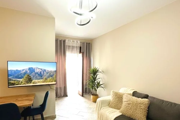 Shtepi me qera Apartament ne Tirane, 1+1, Mobilimi E mobiluar, Pagesa 55,000  Leke.