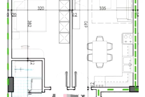 Shtepi ne shitje 1+1 ne Tirane - 59,500 Euro
