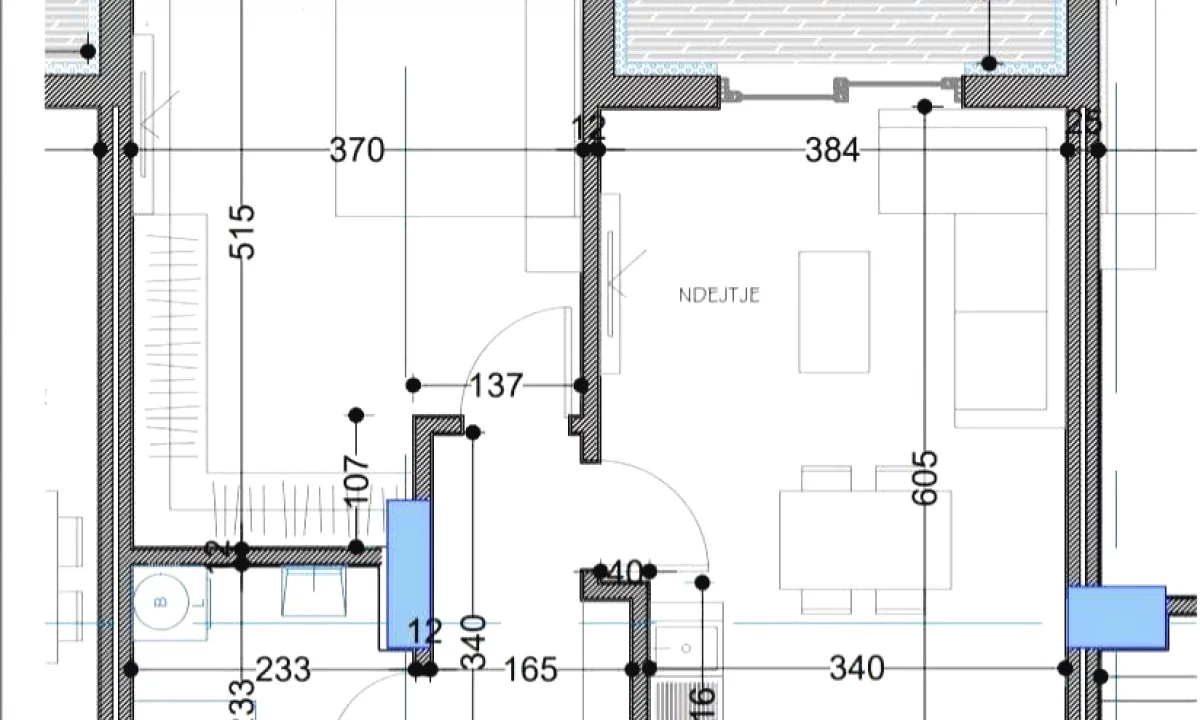Apartment for sale in Tirana 1+1, Emty