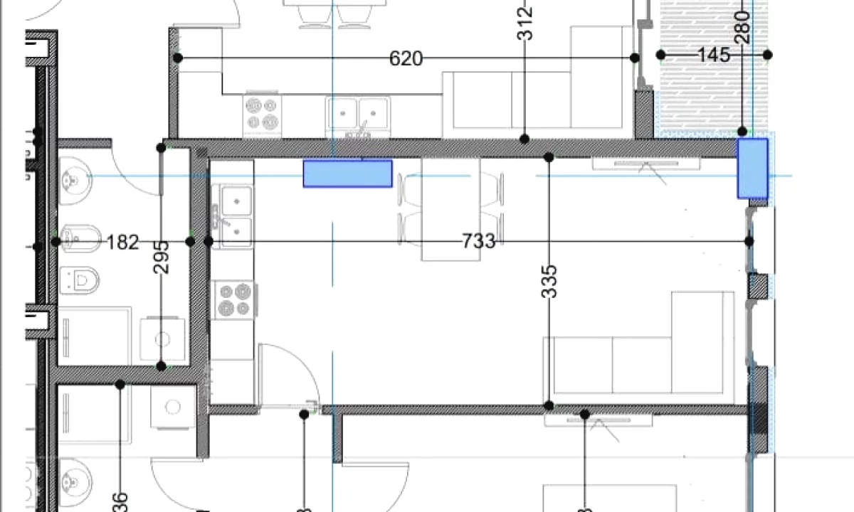 Apartment for sale in Tirana 1+1, Emty