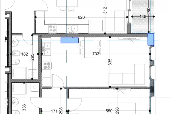 House for Sale 1+1 in Tirana - 78,300 Euro