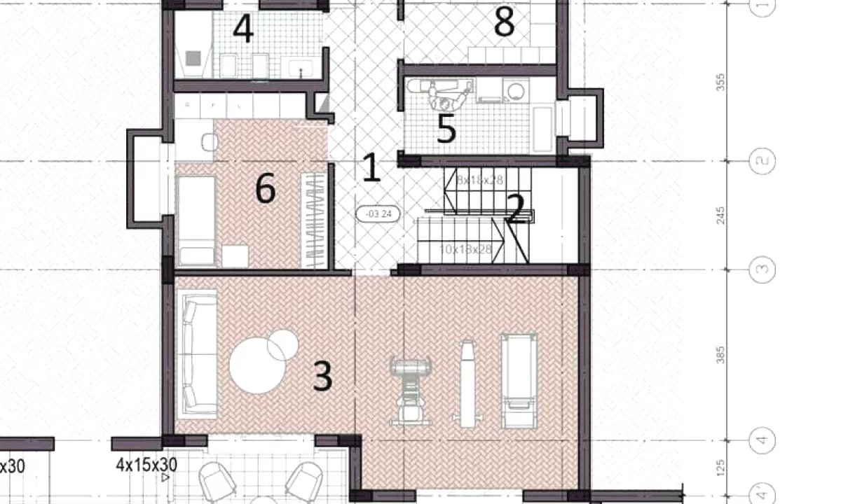 Luxury villas for sale in Tirana 4+1, Emty