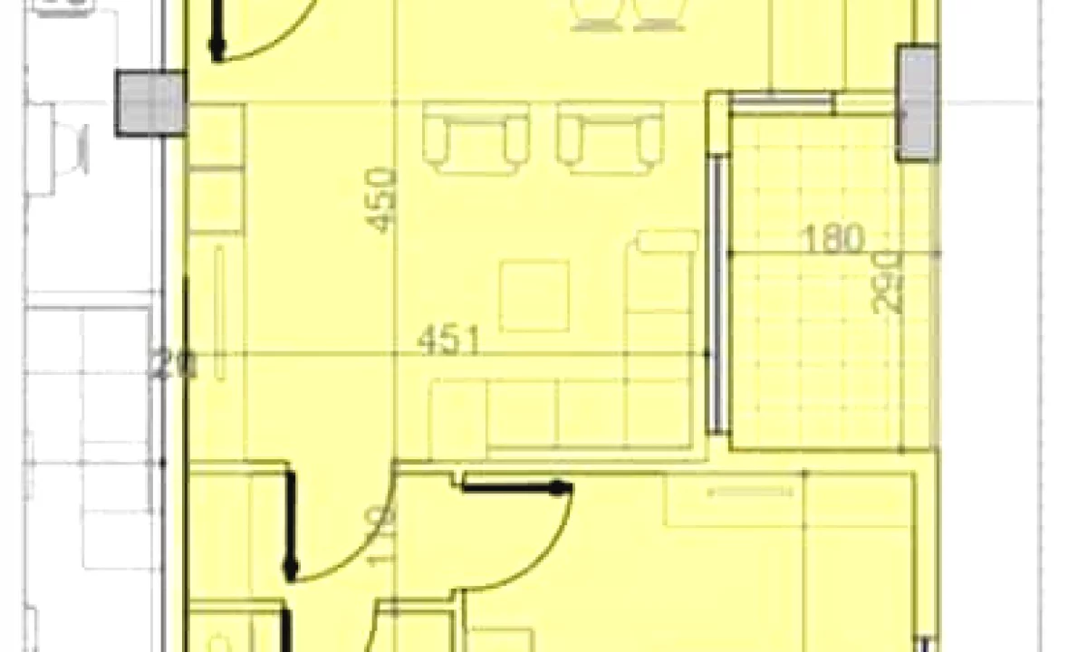 Apartment for sale in Tirana 1+1, Emty