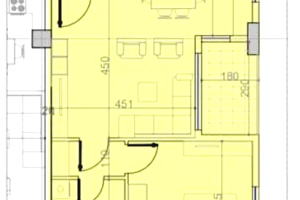 House for Sale 1+1 in Tirana - 90,400 Euro