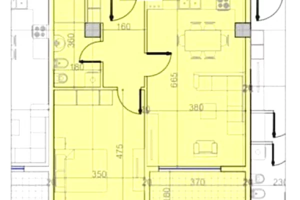 House for Sale 1+1 in Tirana - 91,700 Euro