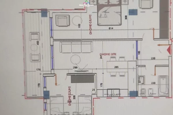 House for Sale 2+1 in Durres - 123,565 Euro