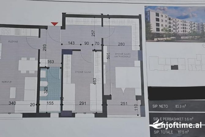 Shtepi ne shitje 1+1 ne Tirane - 57,700 Euro