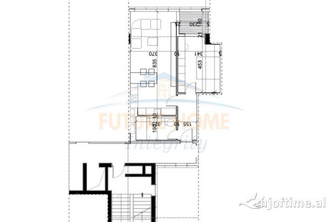 Shtepi ne shitje 1+1 ne Tirane - 160,000 Euro