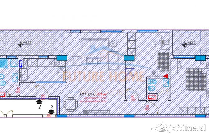 Shtepi ne shitje Apartament ne Tirane, 2+1, Mobilimi Bosh, pa mobiluar, Pagesa 290,000  Euro.