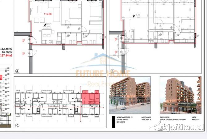 Shtepi ne shitje 2+1 ne Tirane - 350,000 Euro