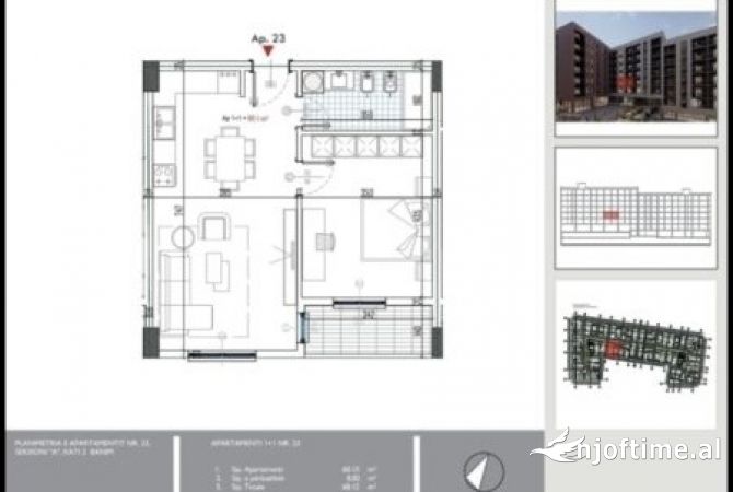 Shtepi ne shitje Apartament ne Tirane, 1+1, Mobilimi E mobiluar, Pagesa 95,000  Euro.