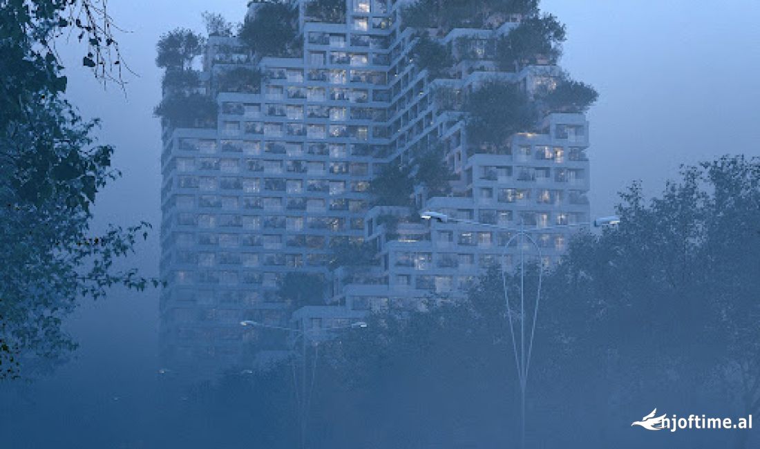 Shtepi ne shitje Apartament ne Tirane, 1+1, Mobilimi Bosh, pa mobiluar, Pagesa 185,000  Euro.