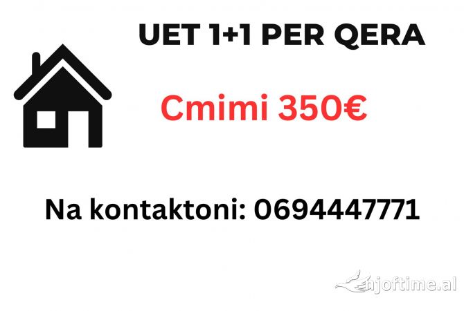 Shtepi me qera 1+1 ne Tirane - 350 Euro