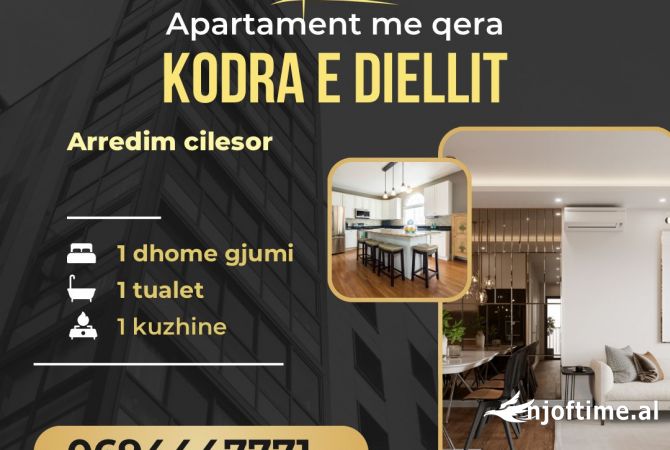 Shtepi me qera 1+1 ne Tirane - 450 Euro