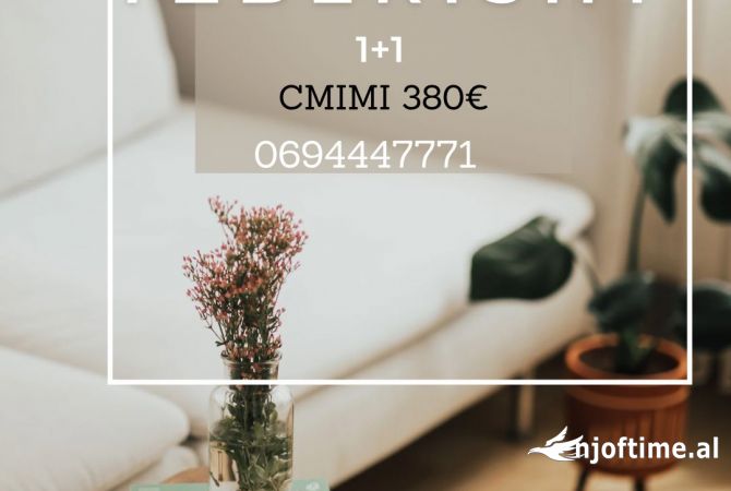 Shtepi me qera 1+1 ne Tirane - 380 Euro