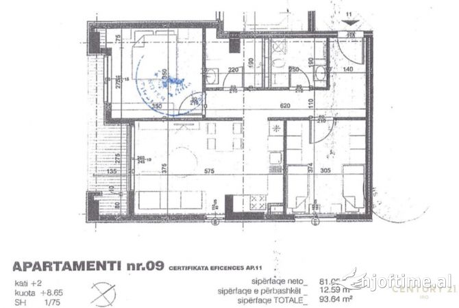 Shtepi ne shitje 2+1 ne Tirane - 140,000 Euro