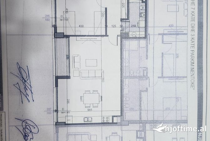 Shitet Apartament Nr.3 (2+1) Kati i 5