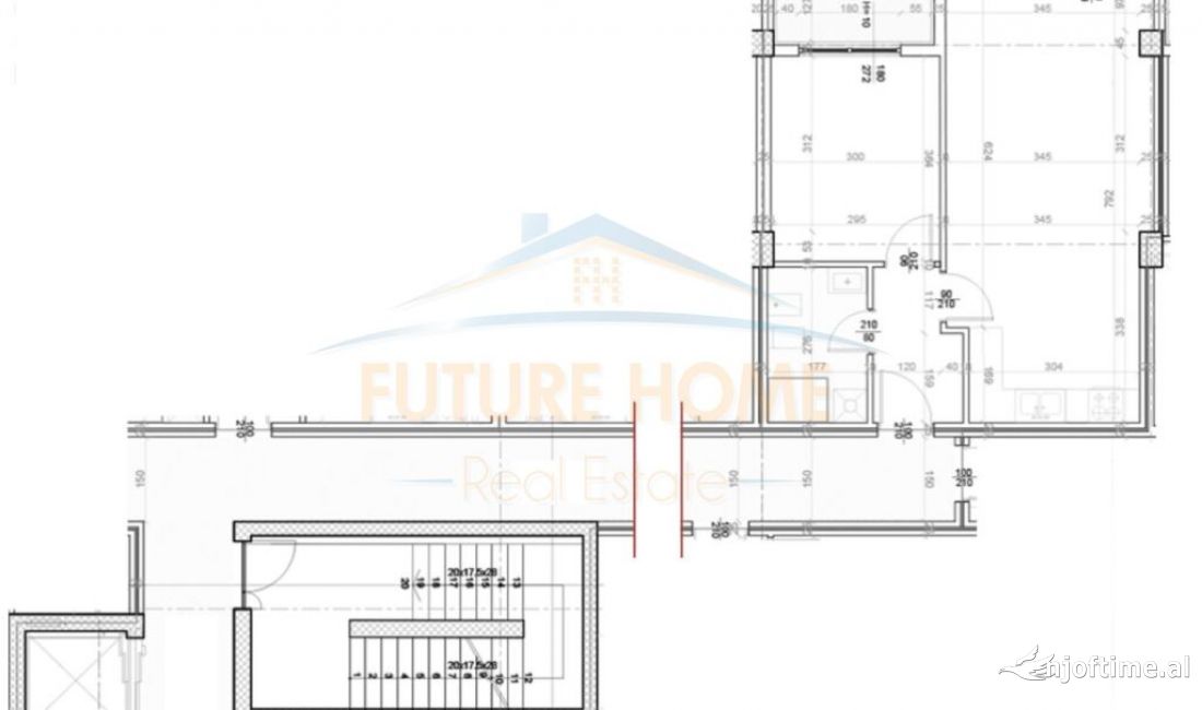 Shtepi ne shitje Apartament ne Tirane, 1+1, Mobilimi Bosh, pa mobiluar, Pagesa 178,900  Euro.