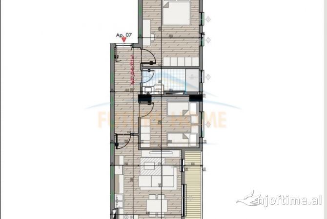 Shtepi ne shitje 2+1 ne Tirane - 99,134 Euro