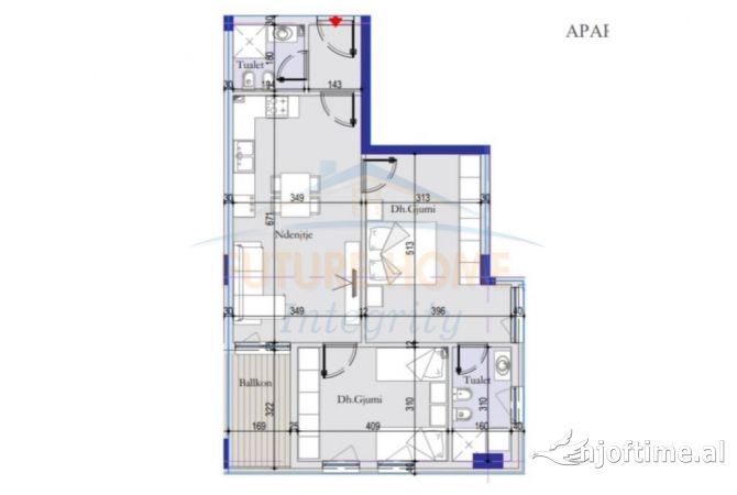Shtepi ne shitje 2+1 ne Tirane - 111,000 Euro