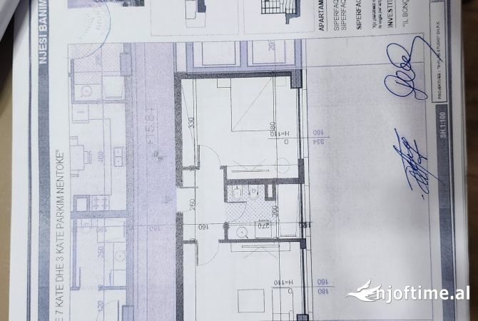 Shitet Apartament nr.4 (1+1) kati I 5 me parkim nentoke