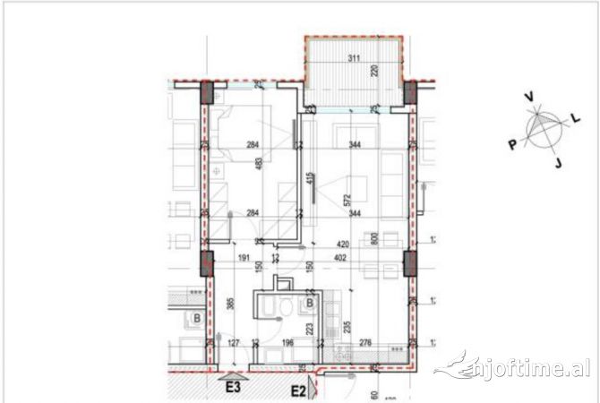 Shtepi ne shitje 1+1 ne Tirane - 130,000 Euro