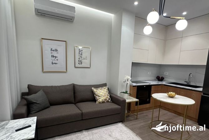 Shtepi me qera Apartament ne Tirane, 1+1, Mobilimi E mobiluar, Pagesa 650  Euro.