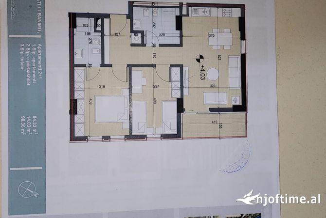 House for Sale 2+1 in Tirana - 120,000 Euro