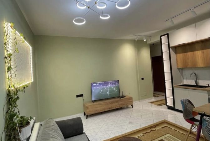 Shtepi me qera Apartament ne Tirane, 1+1, Mobilimi E mobiluar, Pagesa 550  Euro.