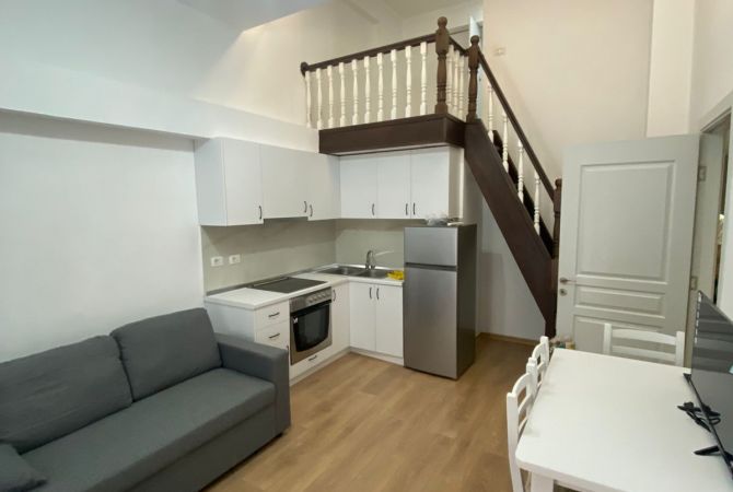 Shtepi me qera Apartament ne Tirane, 1+1, Mobilimi E mobiluar, Pagesa 500  Euro.