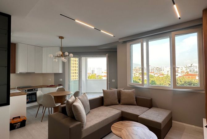 Shtepi me qera Apartament ne Tirane, 1+1, Mobilimi E mobiluar, Pagesa 600  Euro.