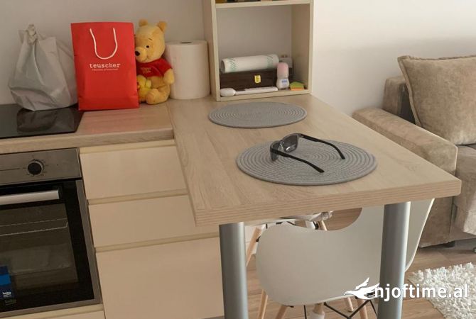 Shtepi me qera Apartament ne Tirane, 1+1, Mobilimi E mobiluar, Pagesa 550  Euro.