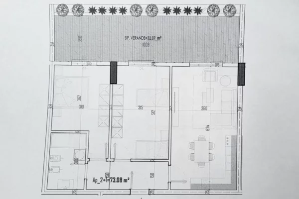Shtepi ne shitje 2+1 ne Tirane - 109,000 Euro