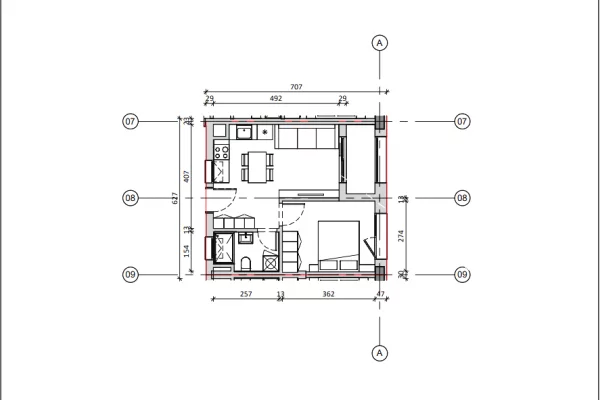 Shtepi ne shitje Apartament ne Tirane, 1+1, Mobilimi Bosh, pa mobiluar, Pagesa 99,000  Euro.