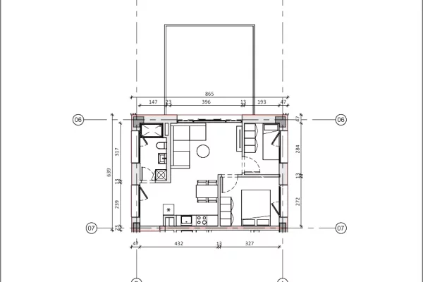 Apartment for sale in Tirana 1+1, Emty
