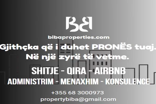 Shtepi ne shitje Apartament ne Tirane, 1+1, Mobilimi Bosh, pa mobiluar, Pagesa 110,000  Euro.
