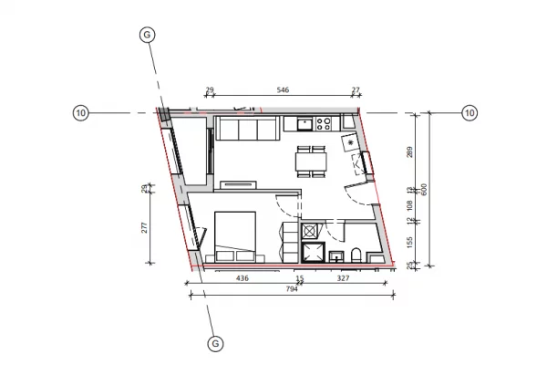 Appartamento in vendita a Tirana 1+1, Vuoto