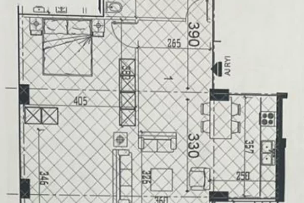 Appartamento in vendita a Tirana 1+1, Vuoto