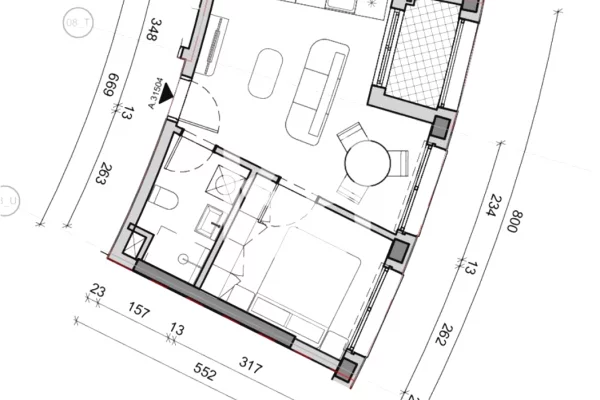 Apartment for sale in Tirana 2+1, Emty