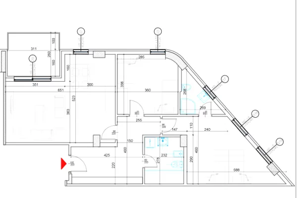 Apartment for sale in Tirana 2+1, Emty