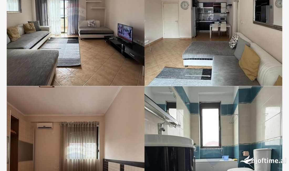 Shtepi me qera Apartament ne Tirane, 1+1, Mobilimi E mobiluar, Pagesa 550  Euro.