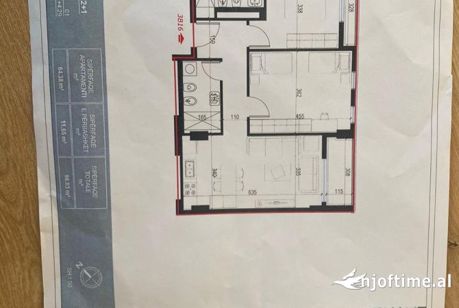 Shtepi ne shitje 2+1 ne Tirane - 91,500 Euro