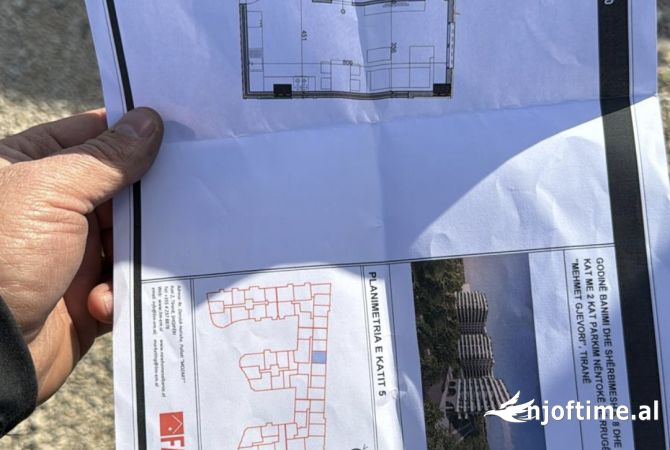 Shtepi ne shitje Apartament ne Tirane, 1+1, Mobilimi Bosh, pa mobiluar, Pagesa 72,000  Euro.