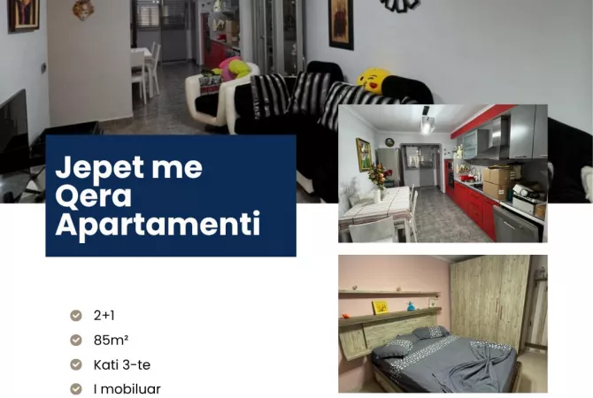 Shtepi me qera 2+1 ne Tirane - 650 Euro