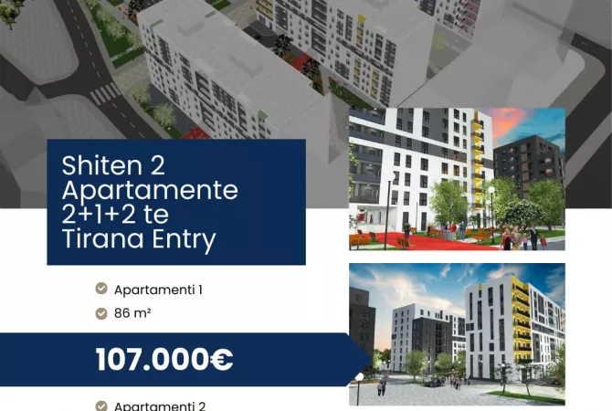 Casa in vendita 2+1 a Tirana - 133,000 Euro