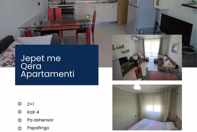 Shtepi me qera 2+1 ne Tirane - 600 Euro