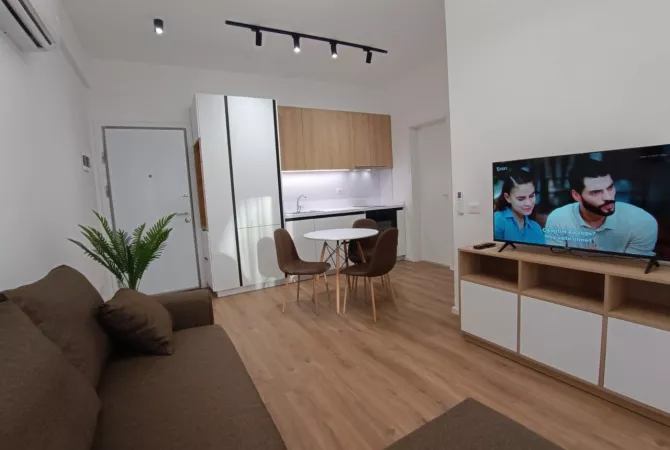 Shtepi me qera Apartament ne Tirane, 1+1, Mobilimi E mobiluar, Pagesa 450  Euro.