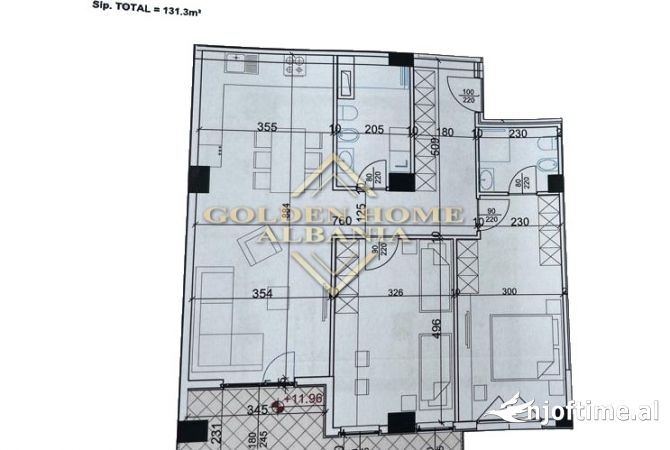 Shtepi ne shitje 2+1 ne Tirane - 196,950 Euro