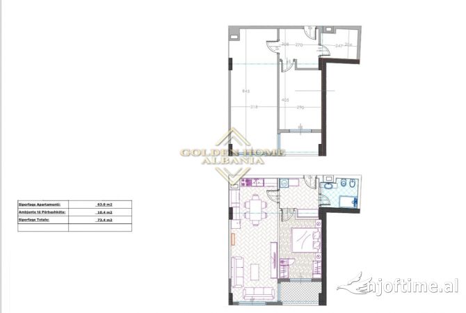 Shtepi ne shitje 1+1 ne Tirane - 135,790 Euro